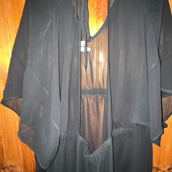 ASOS Curve Plus Size 22 Maxi Beach Cover Up - Picture 3 of 4